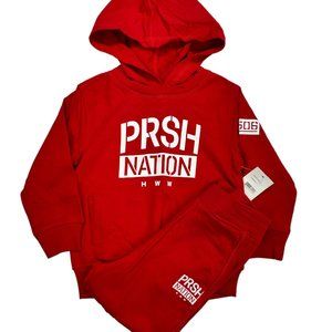 Parish Nation Crimson Jogger Set (3T)